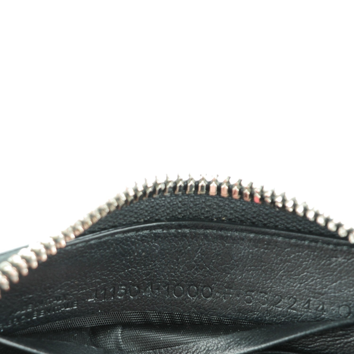 Balenciaga Calfskin Zip Card Wallet Black 7 of 7