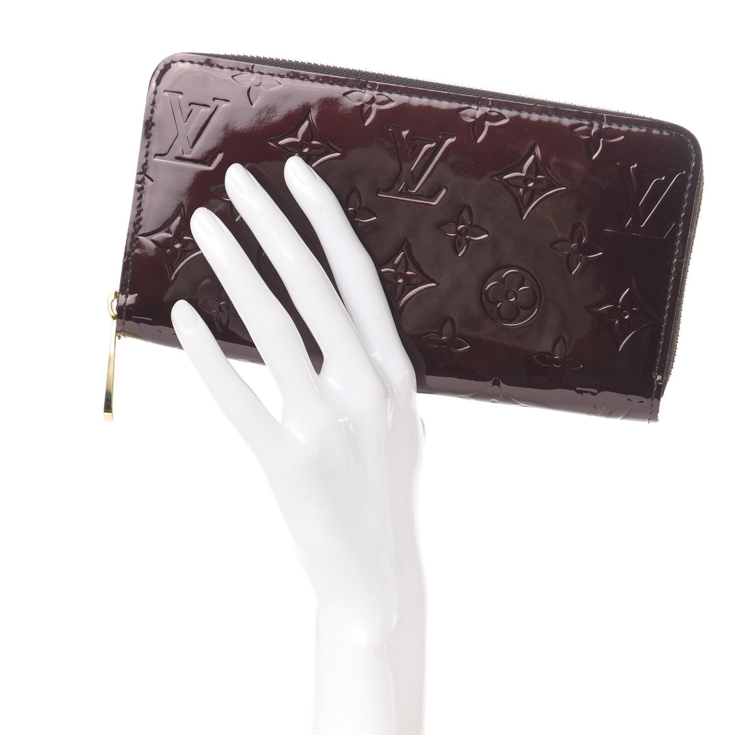 Louis Vuitton Vernis Zippy Wallet Amarante 2 of 7