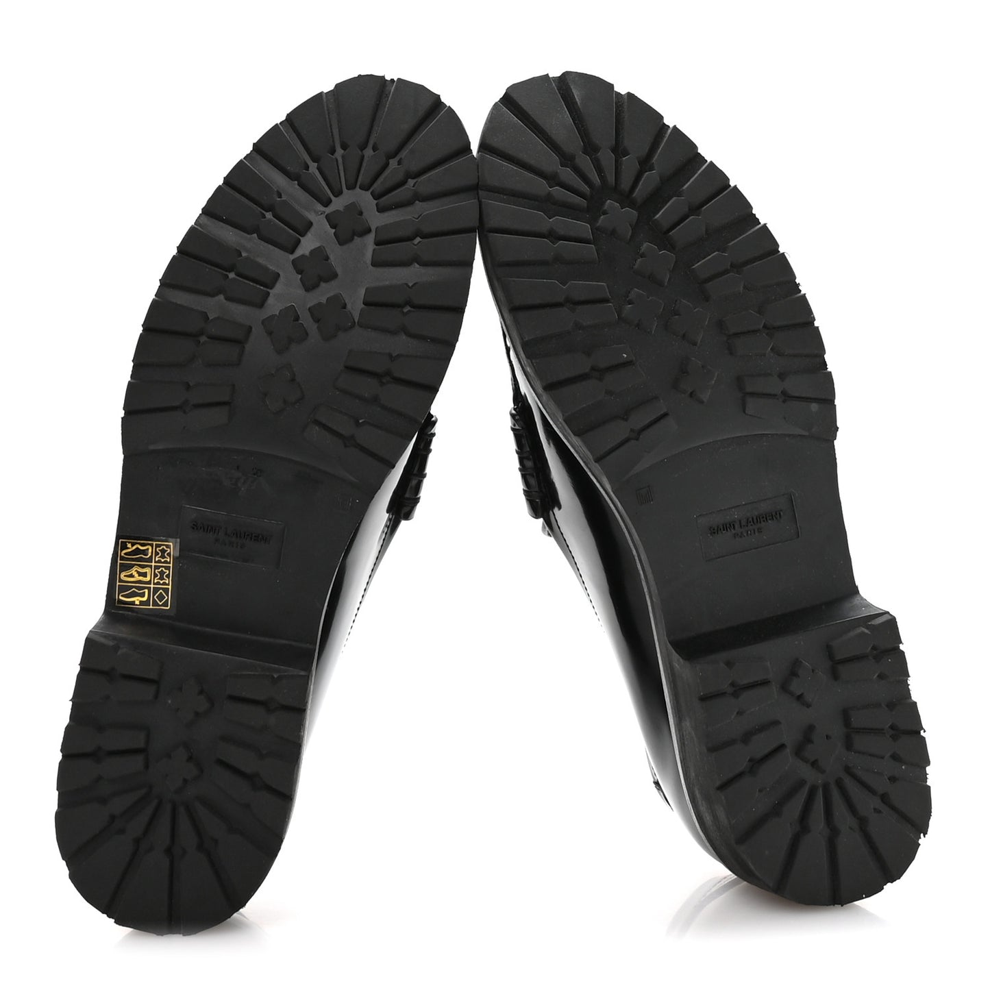 Glazed Calfskin Le Loafer 15 Penny Slippers 39 Black