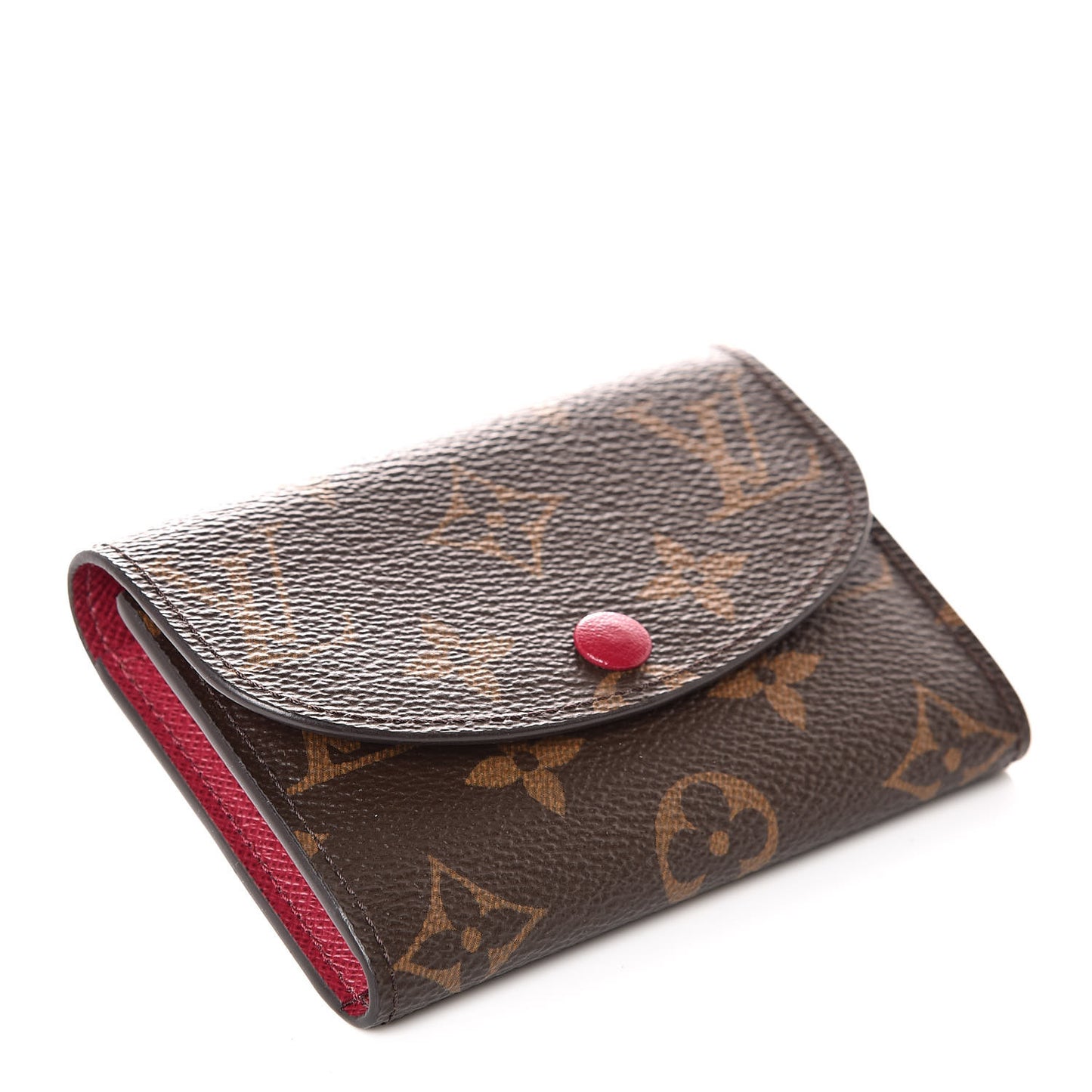 Monogram Rosalie Coin Purse Fuchsia