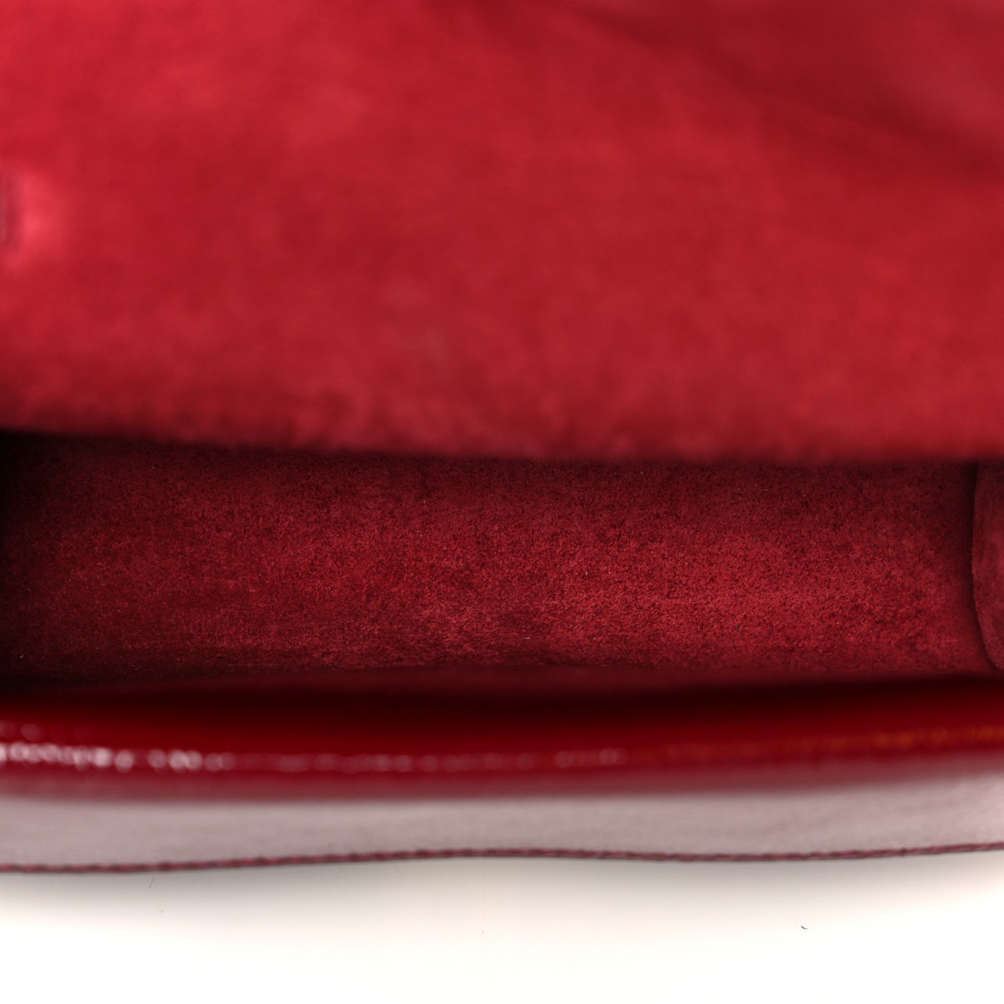 Crinkled Patent Mini Dionysus Shoulder Bag Rosso Ancora Red