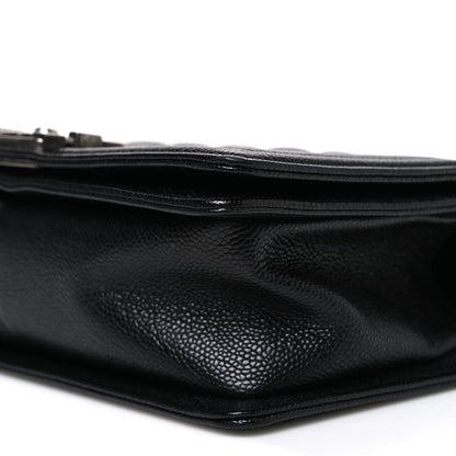 Chanel Caviar Quilted Medium Boy Flap Black 10 of 10