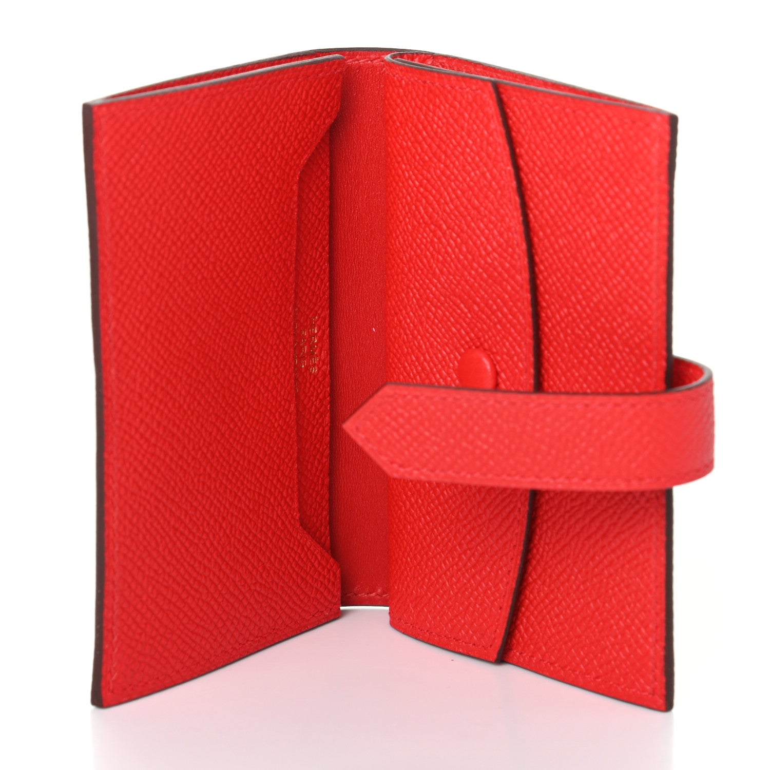 Hermes Epsom Mini Bearn Wallet Rouge De Coeur 5 of 6