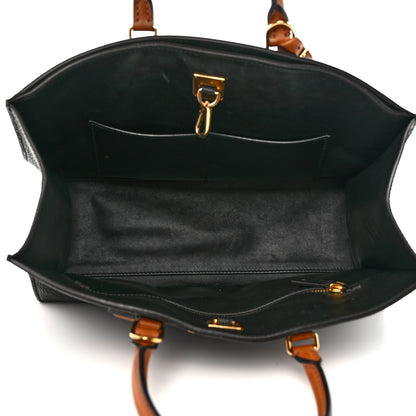 Louis Vuitton Calfskin City Steamer EW Black Gold 5 of 11