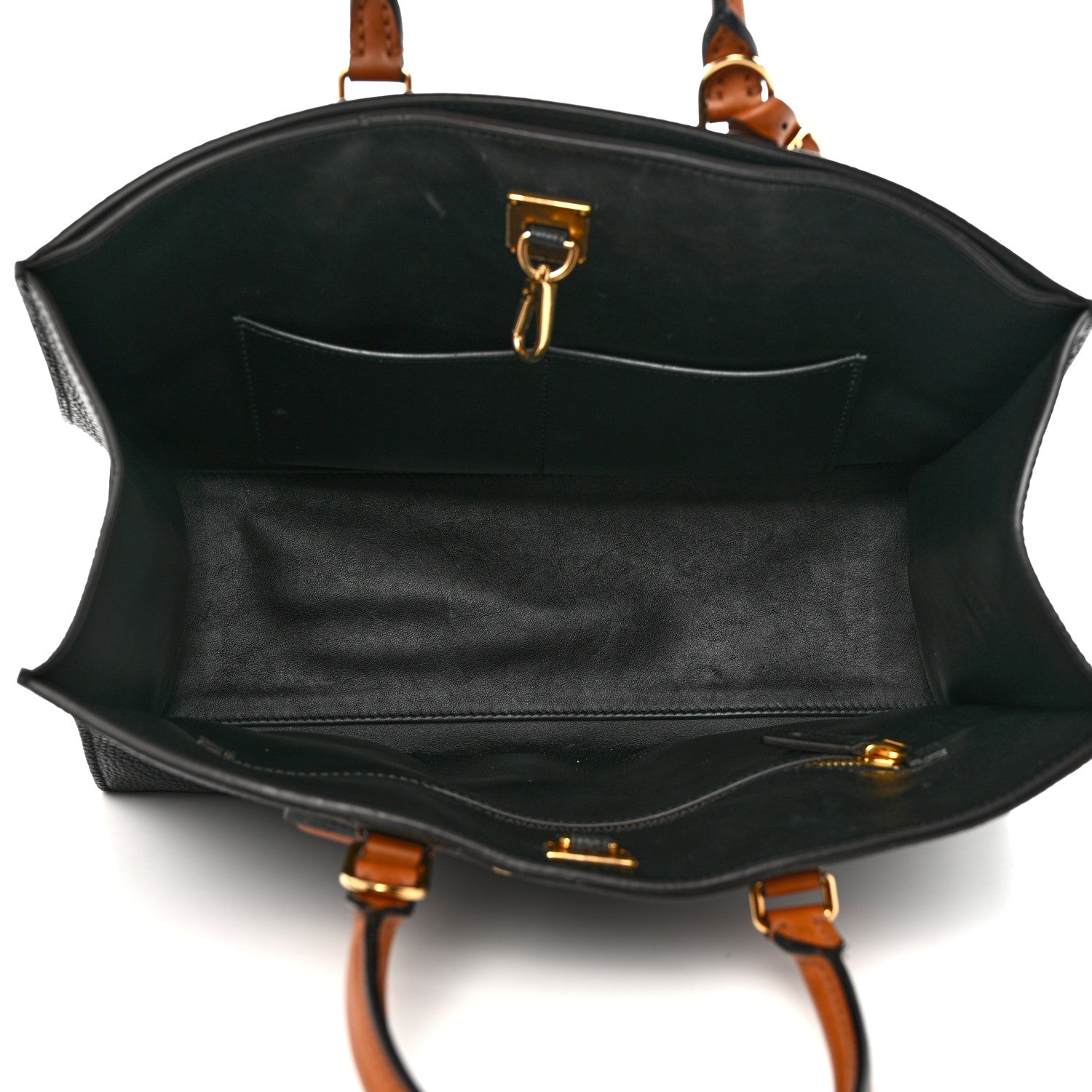 Louis Vuitton Calfskin City Steamer EW Black Gold 5 of 11