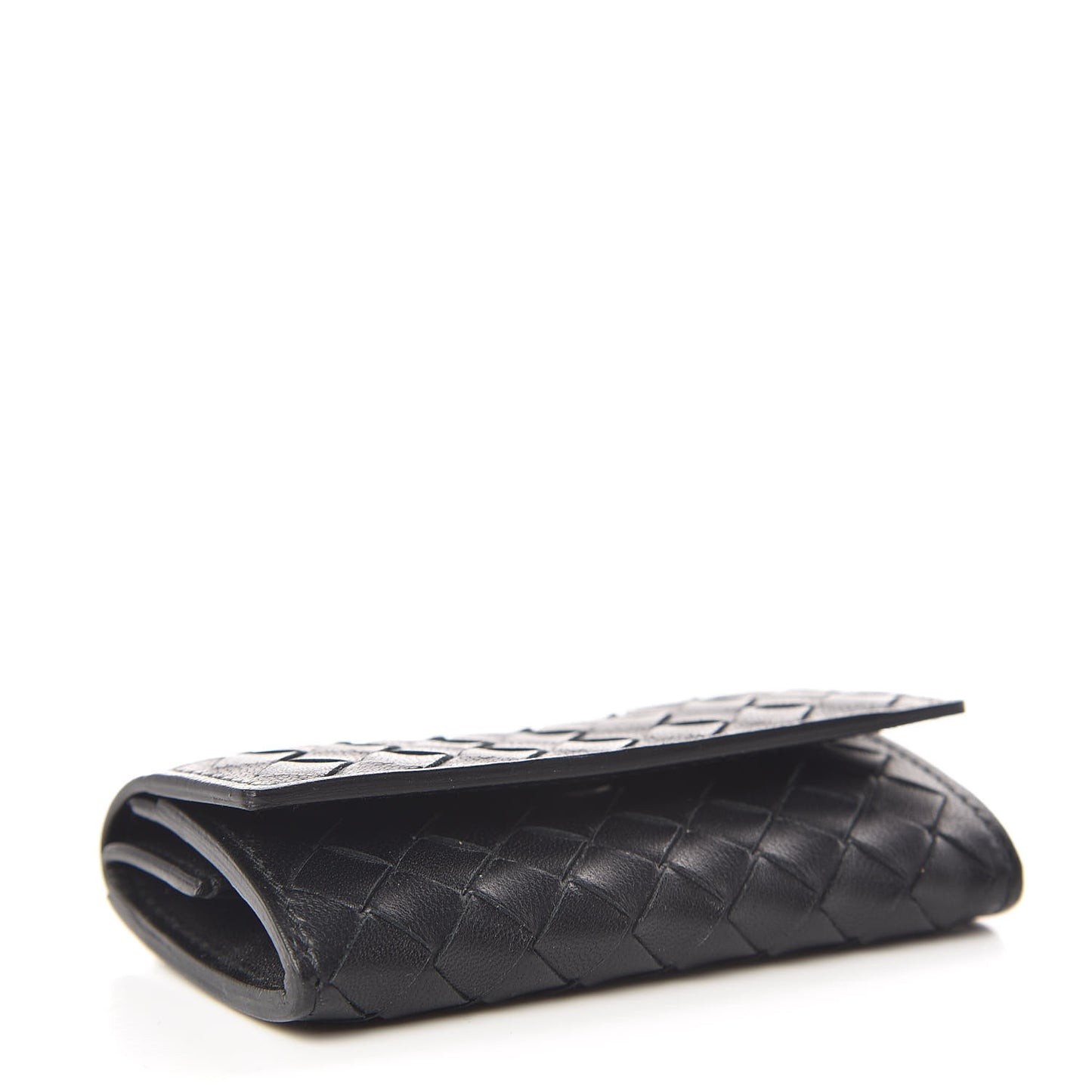 Nappa Intrecciato Card Holder Black