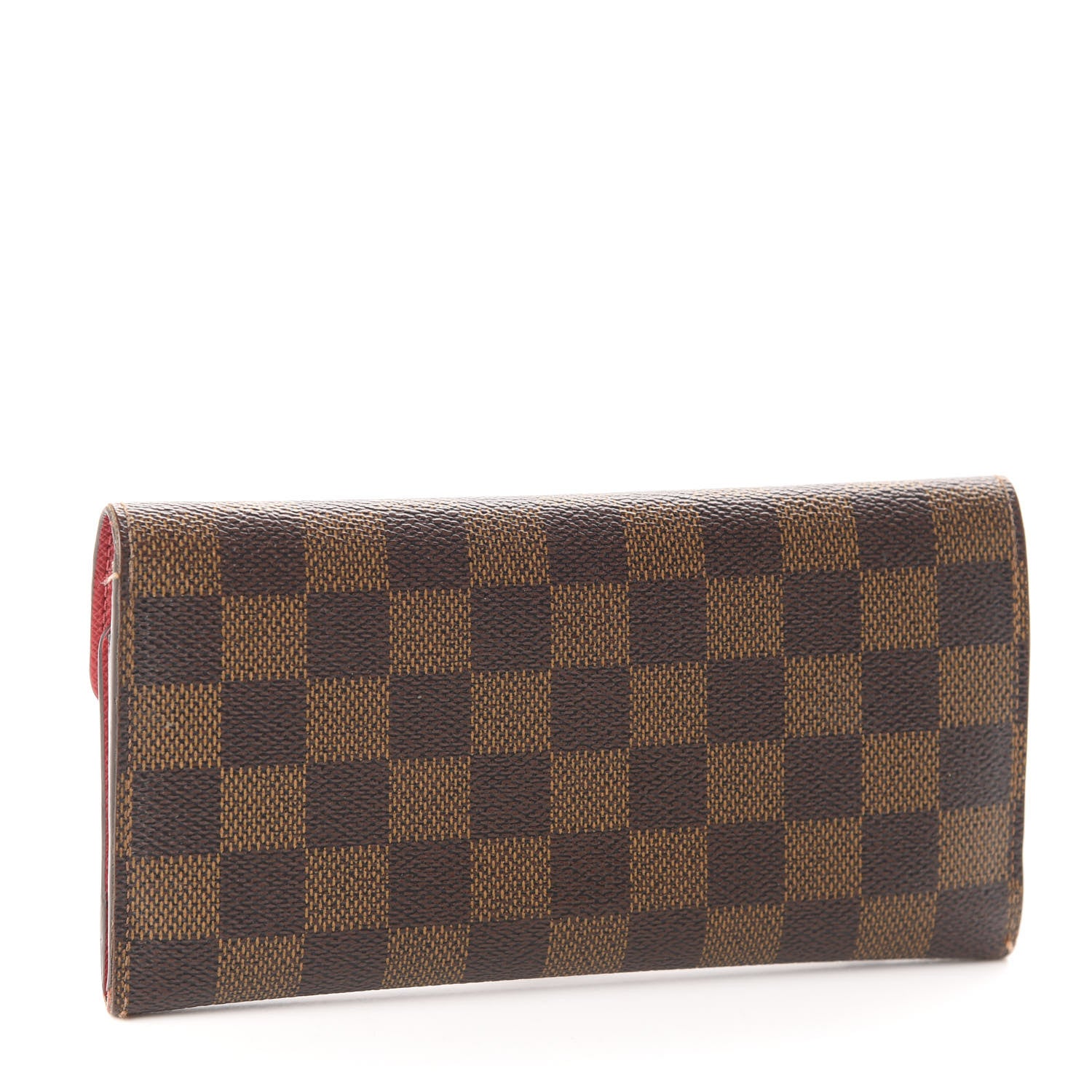 Louis Vuitton Damier Ebene Josephine Wallet Red 3 of 12