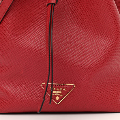 Prada Saffiano Cuir Bucket Bag Fuoco 8 of 11