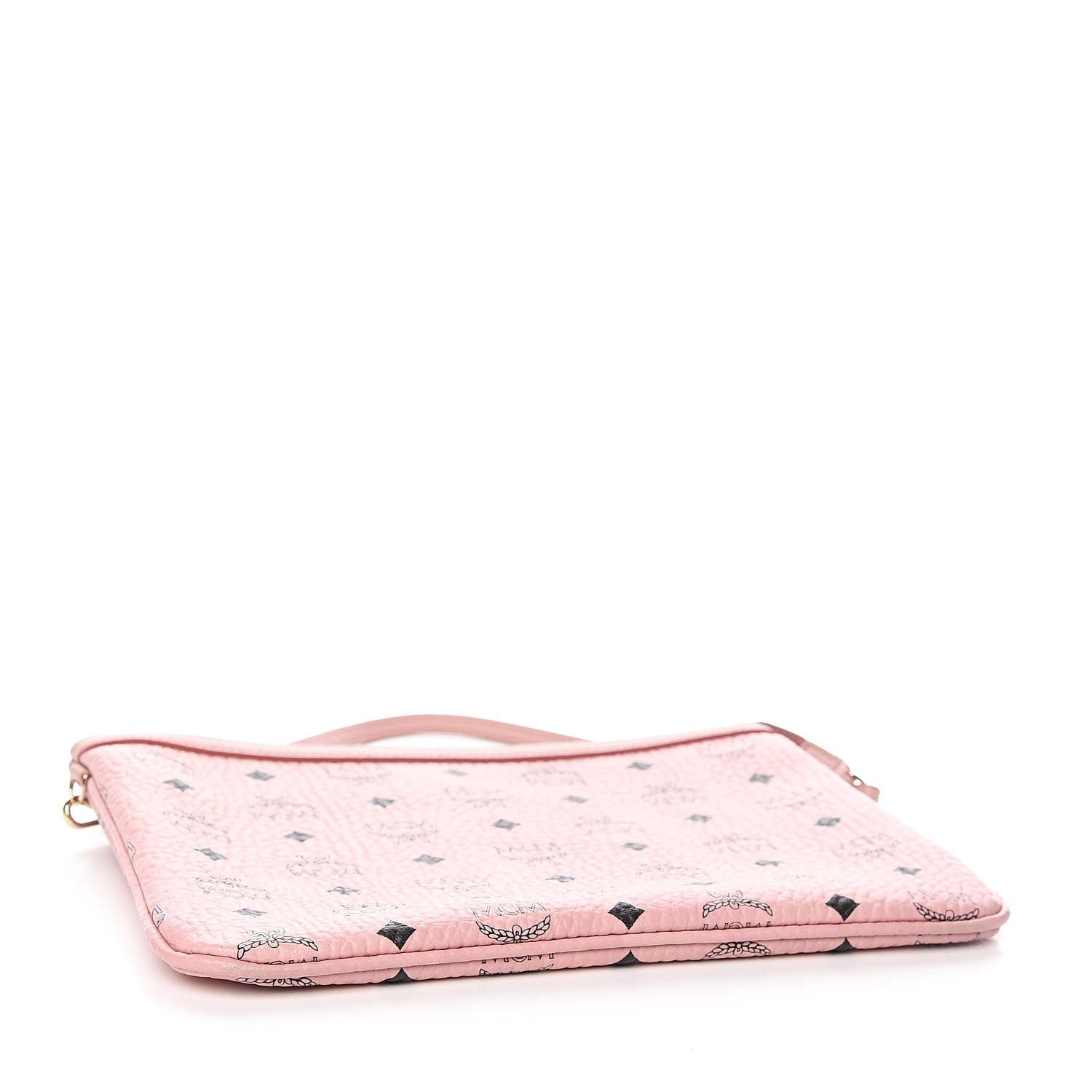 MCM Viseto Stark Wristlet Pouch Pink 4 of 10
