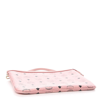 MCM Viseto Stark Wristlet Pouch Pink 4 of 10