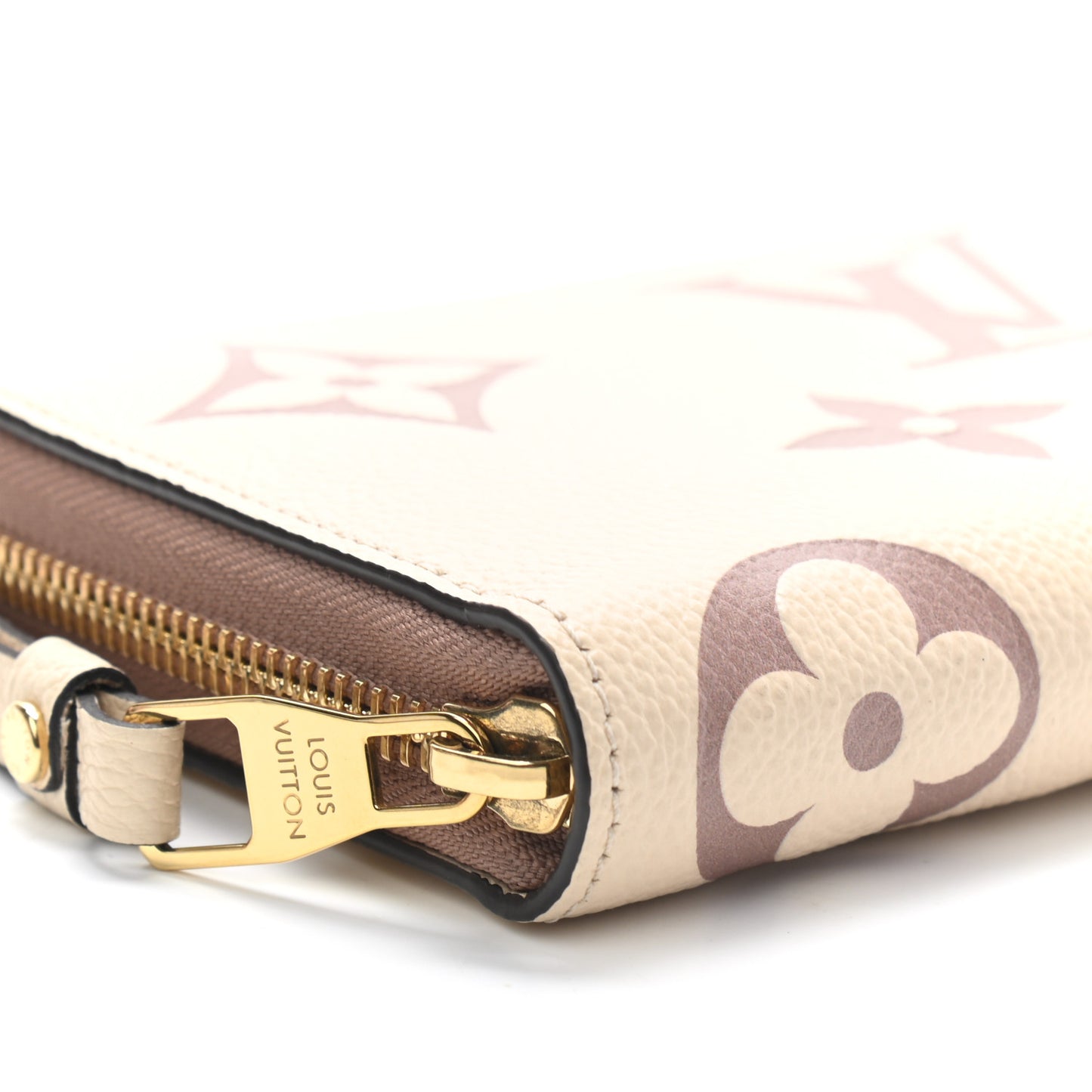 Empreinte Monogram Giant Zippy Wallet Creme Bois De Rose