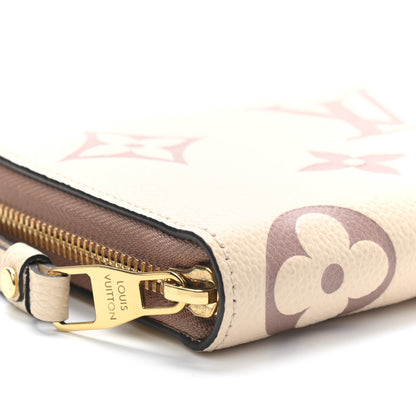 Louis Vuitton Empreinte Monogram Giant Zippy Wallet Creme Bois De Rose 5 of 9