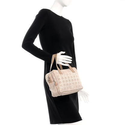 Chanel Nylon Small Travel Tote Beige 3 of 13