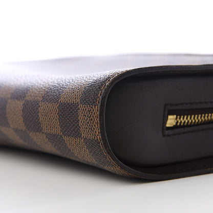 Louis Vuitton Damier Ebene Pochette Saint Louis Clutch 6 of 8