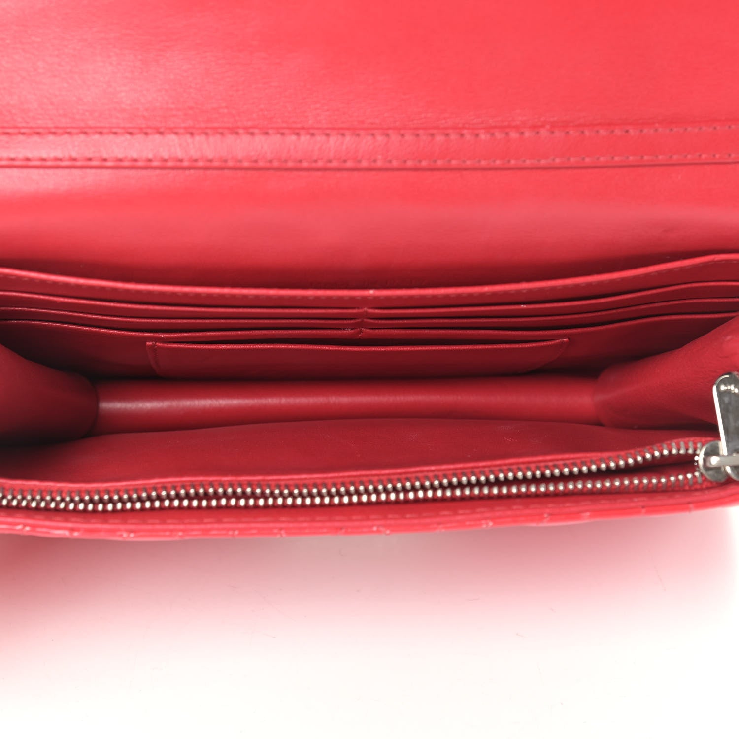 Christian Dior Patent Cannage Miss Dior Promenade Pouch Red 5 of 13