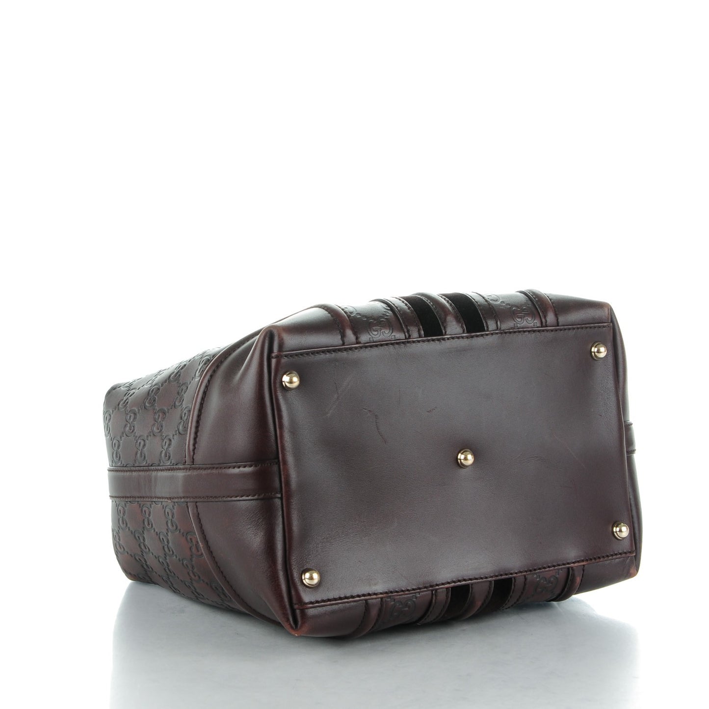 Guccissima Treasure Boston Dark Brown