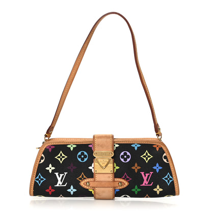 Louis Vuitton Monogram Multicolor Shirley Black 1 of 8