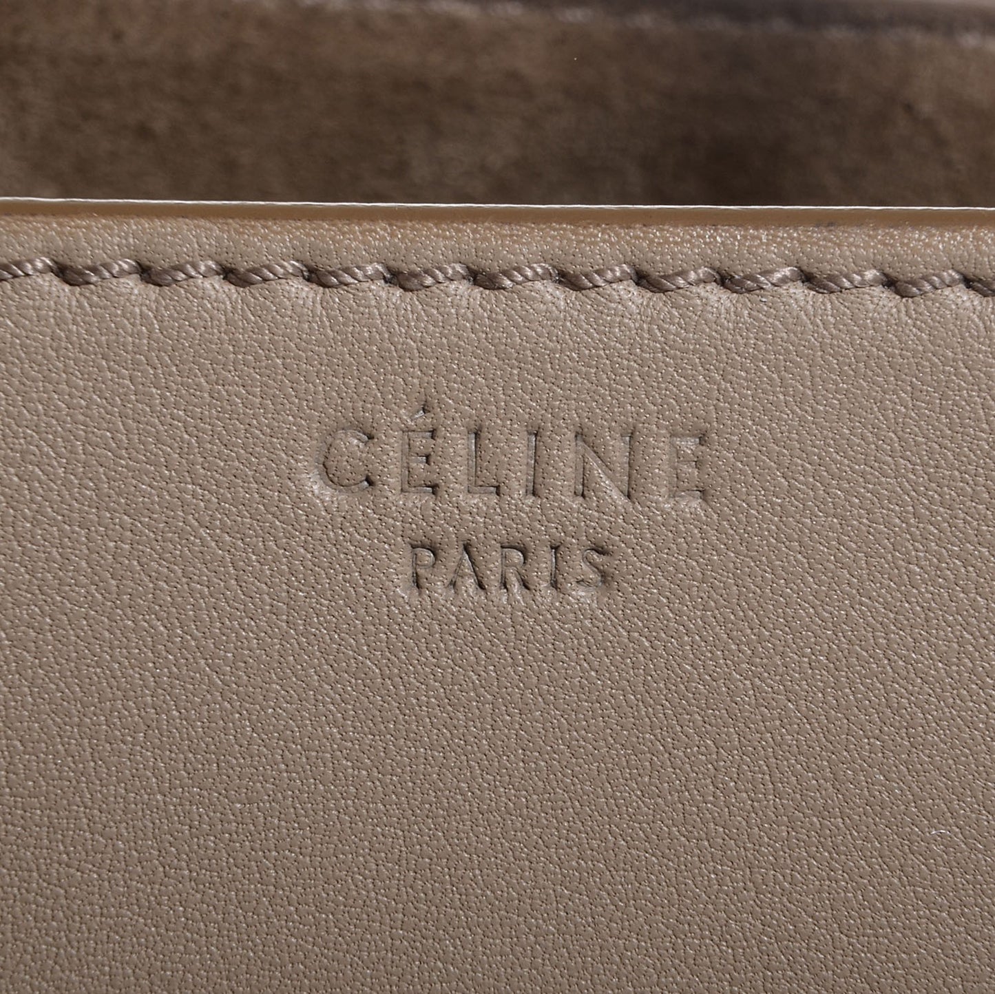 Supple Calfskin Medium Phantom Luggage Beige