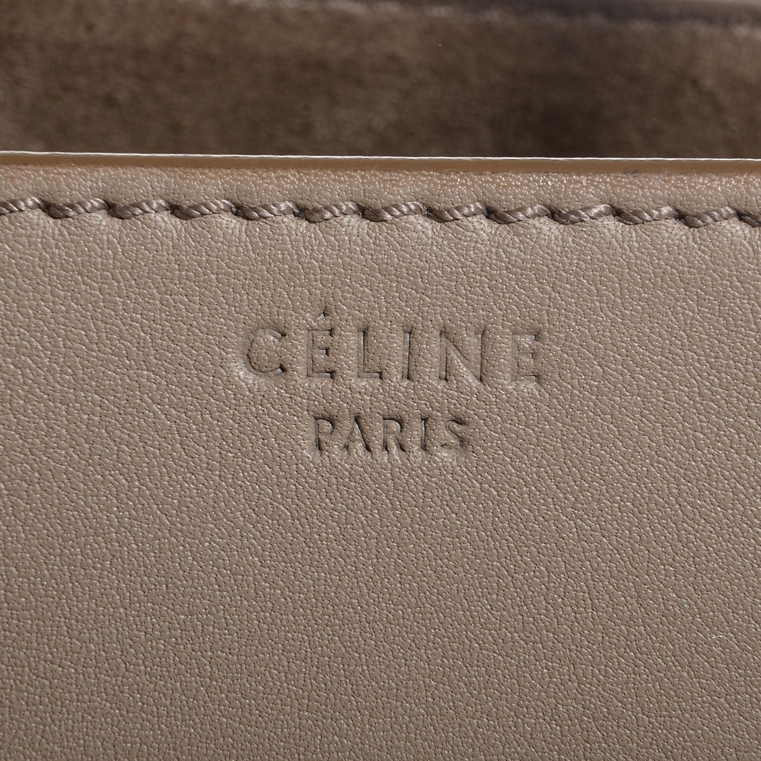Celine Supple Calfskin Medium Phantom Luggage Beige 9 of 9
