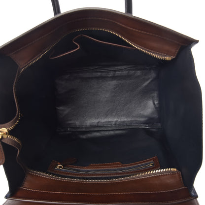 Celine Smooth Calfskin Mini Tri-Color Luggage Navy 9 of 14