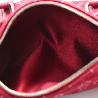Louis Vuitton Satin Monogram Mini Papillon Red 5 of 9