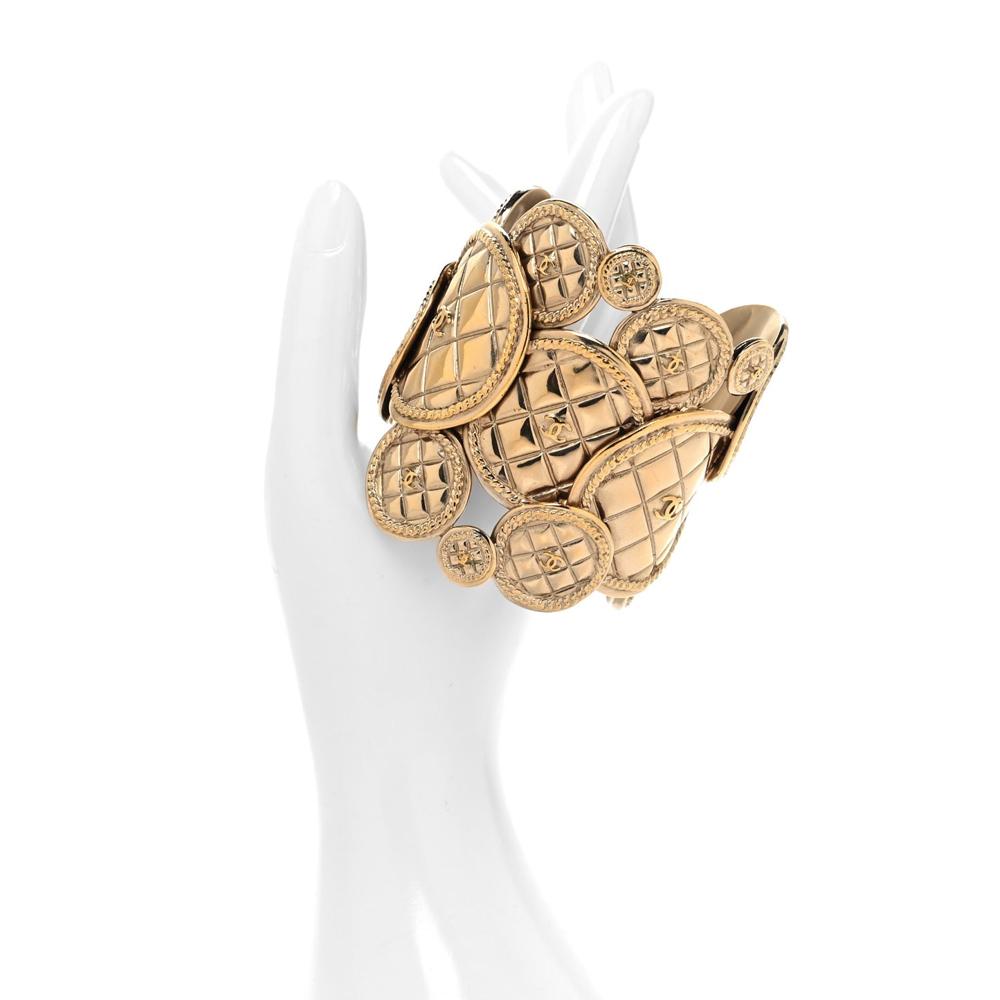 Medallion Coin CC Cuff Gold