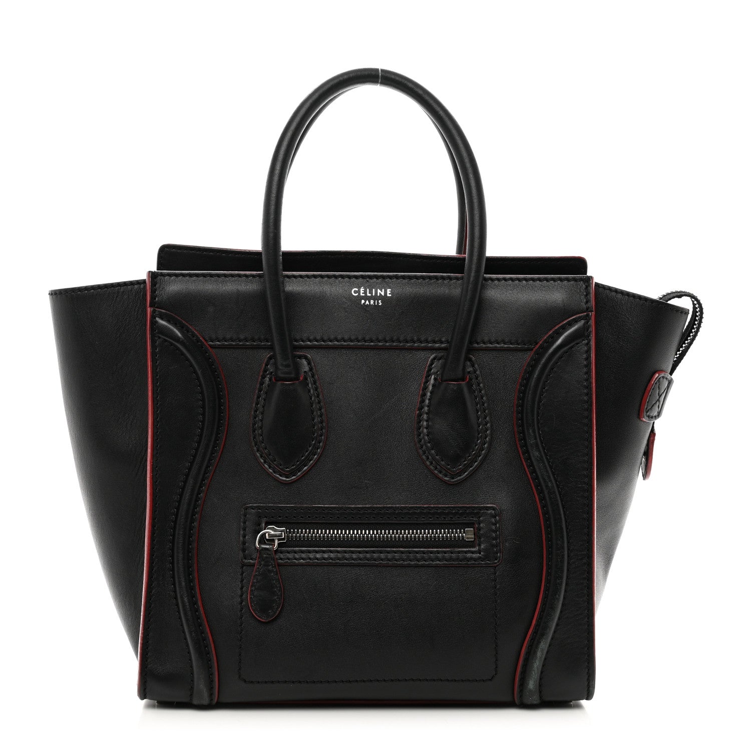 Celine Smooth Calfskin Micro Luggage Black 1 of 11