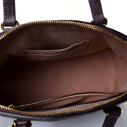 Gucci GG Supreme Monogram Web Medium Ophidia Top Handle Dome Bag Brown 4 of 8