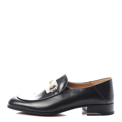 Gucci Goatskin Mens Horsebit Loafers 8 Black 1 of 11