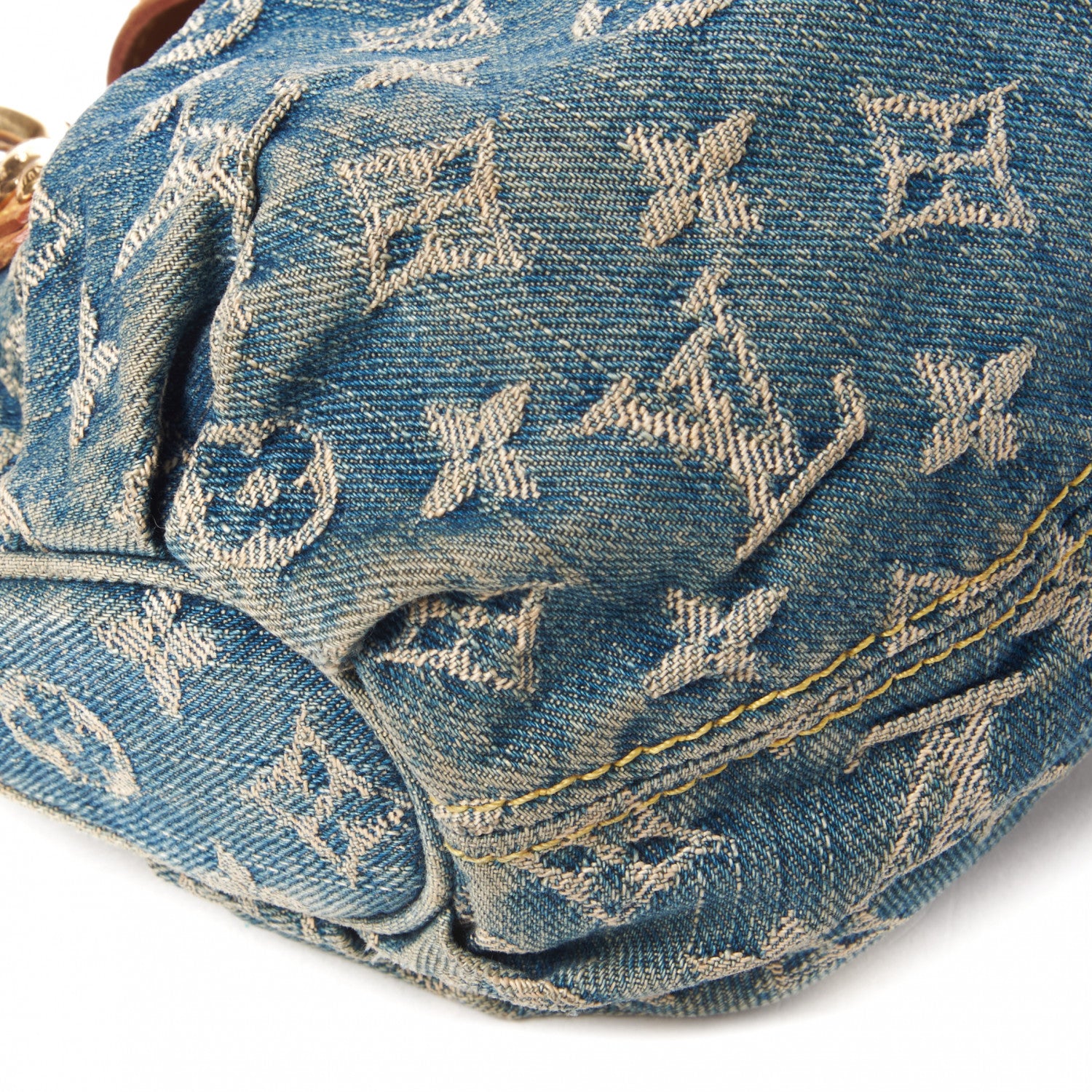 Louis Vuitton Monogram Denim Pleaty Blue 6 of 10
