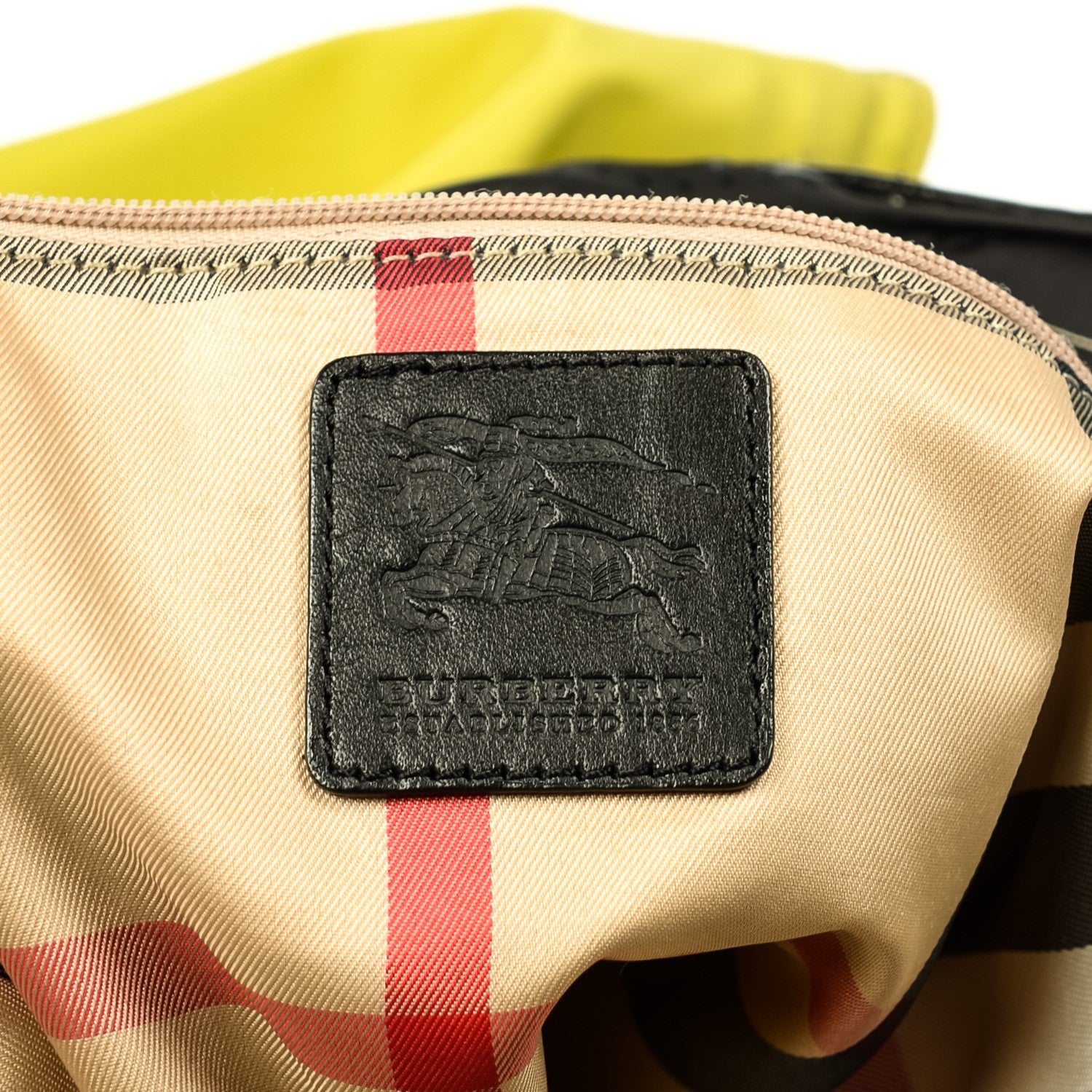 Burberry Nylon Buckleigh Packable Tote Chartreuse 7 of 9