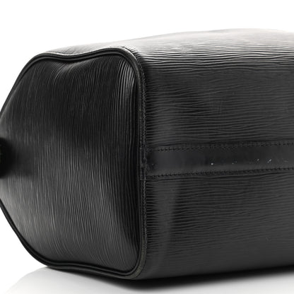 Louis Vuitton Epi Speedy 25 Black 9 of 22