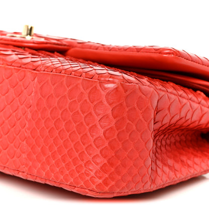 Chanel Snakeskin Medium Double Flap Red 12 of 12