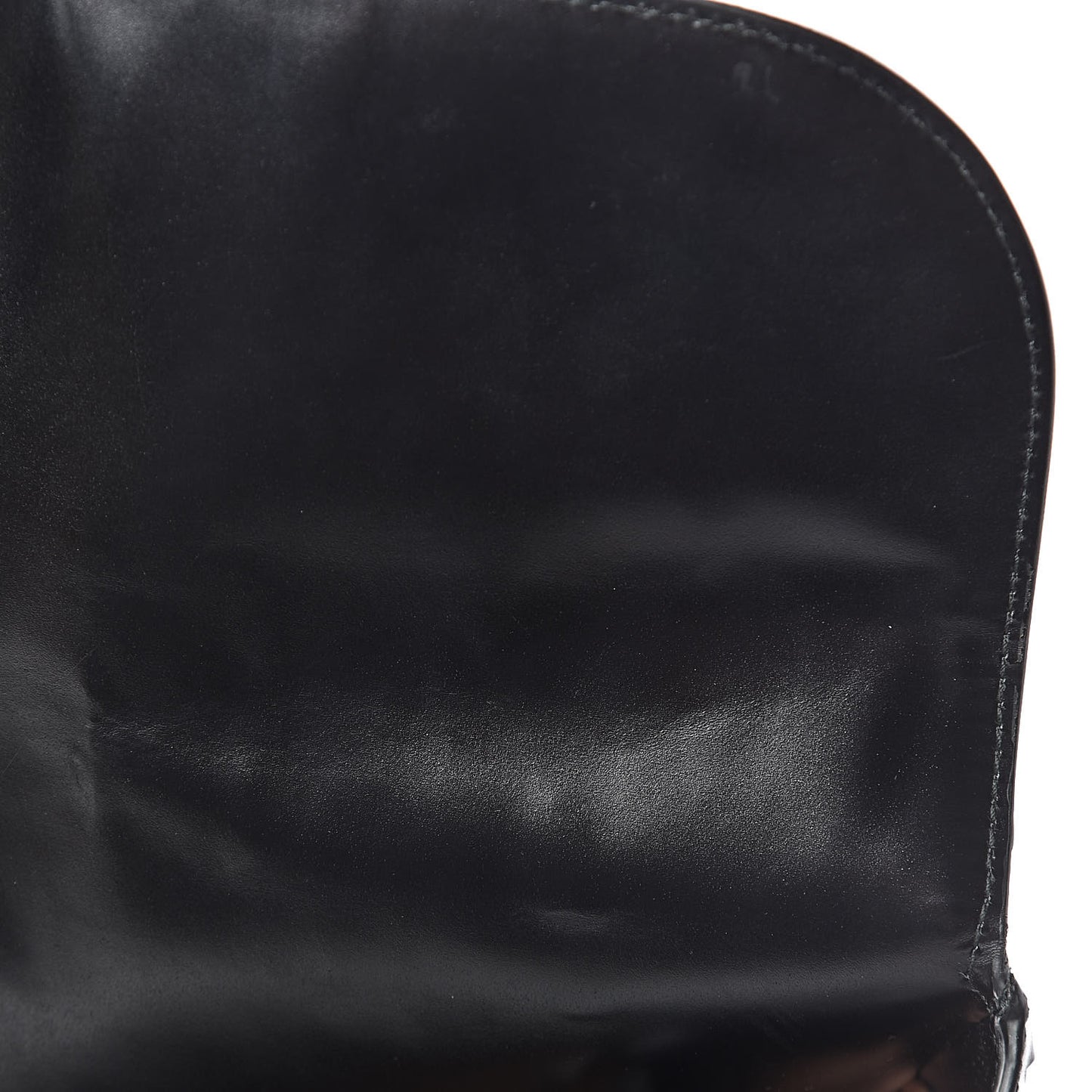 Calfskin Laser Cut Flap Tote Black
