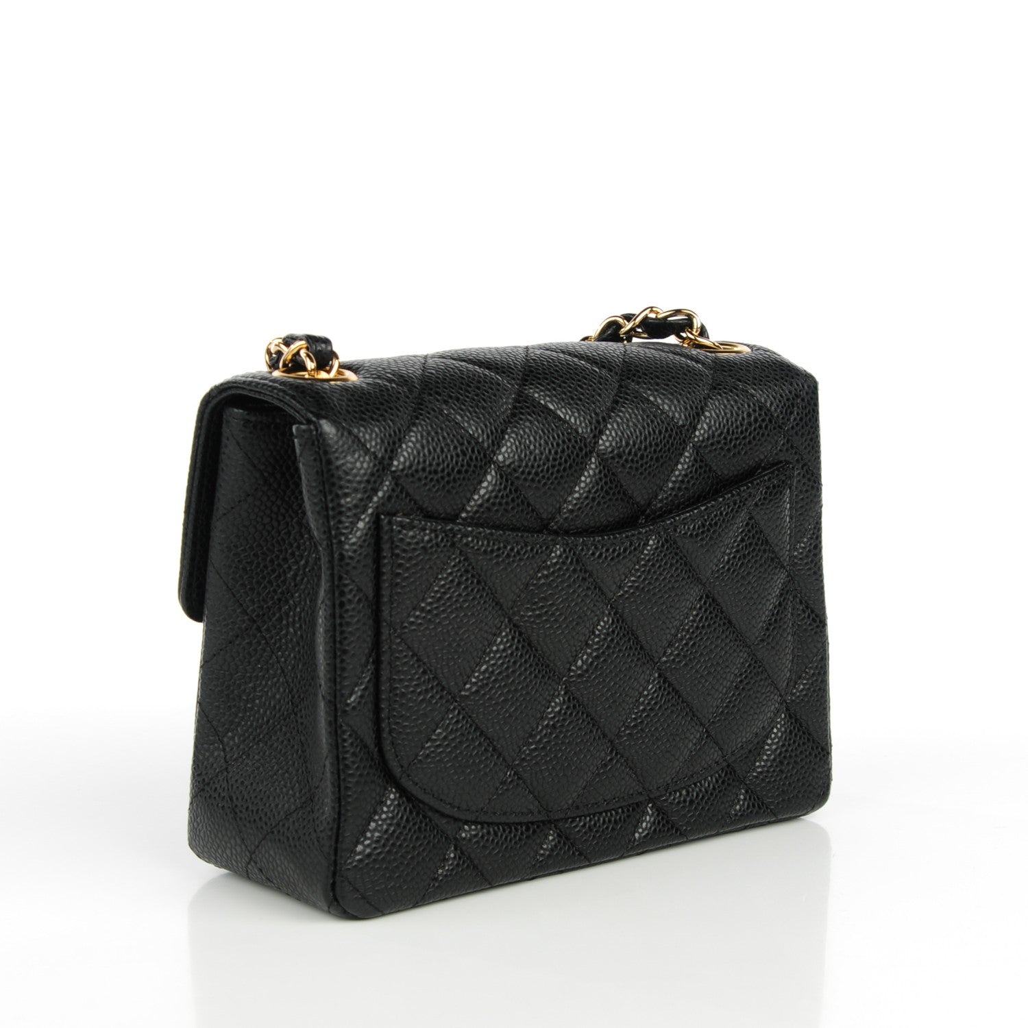 Chanel Caviar Quilted Mini Square Flap Black 3 of 9