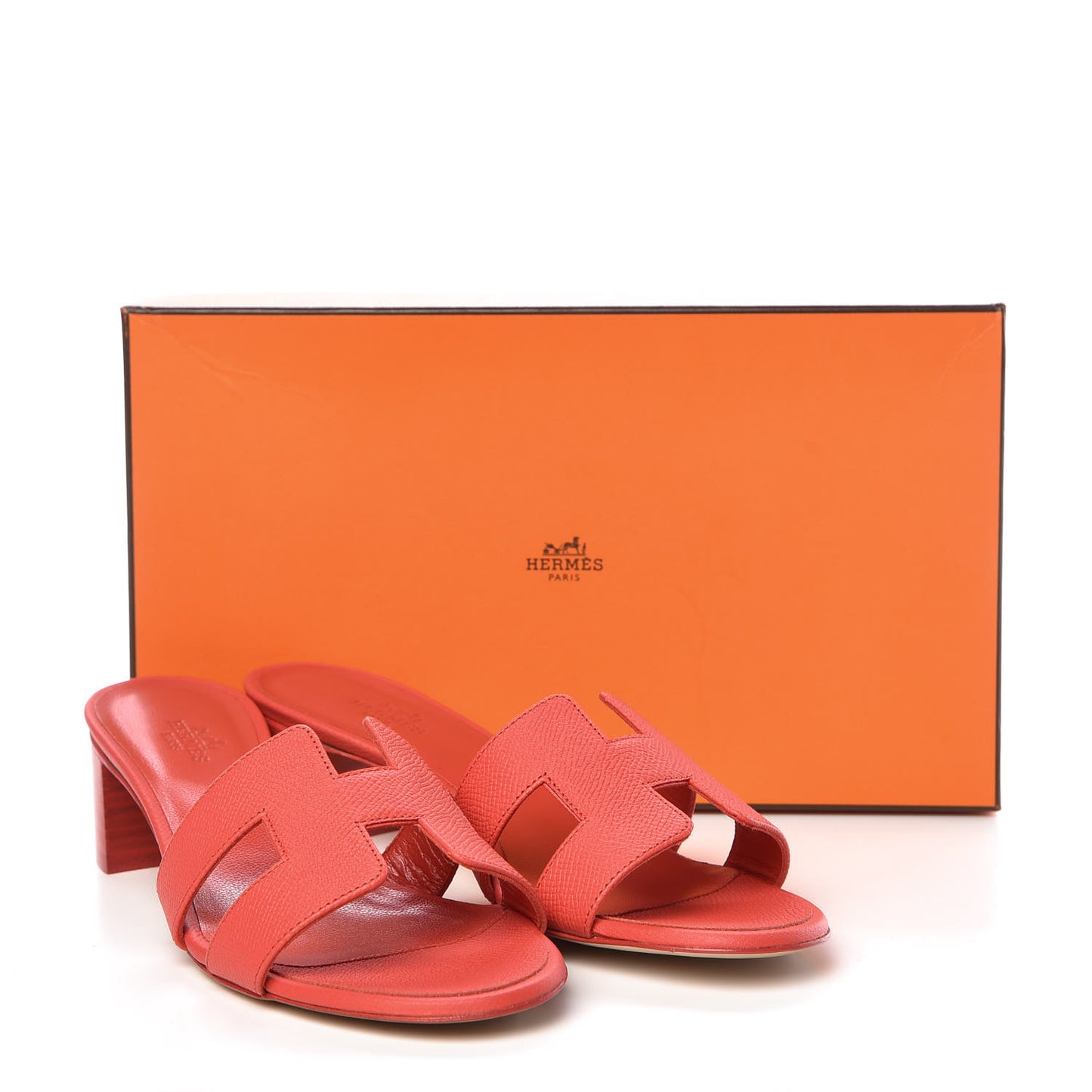 Epsom Oasis Sandals 37.5 Orange Solaire