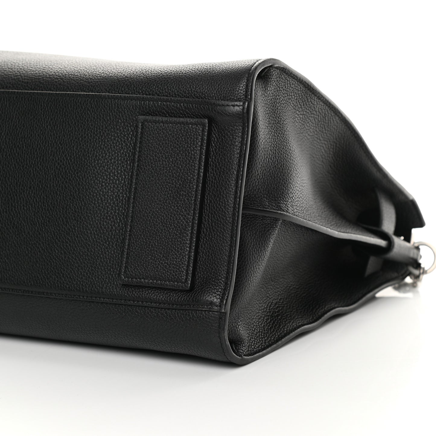 Grained Calfskin Medium Souple Sac De Jour Duffle Black