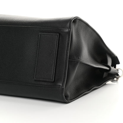 Saint Laurent Grained Calfskin Medium Souple Sac De Jour Duffle Black 10 of 12