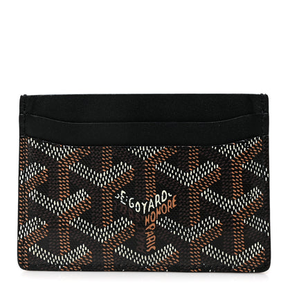 Goyard Goyardine Saint Sulpice Card Holder Black 1 of 7