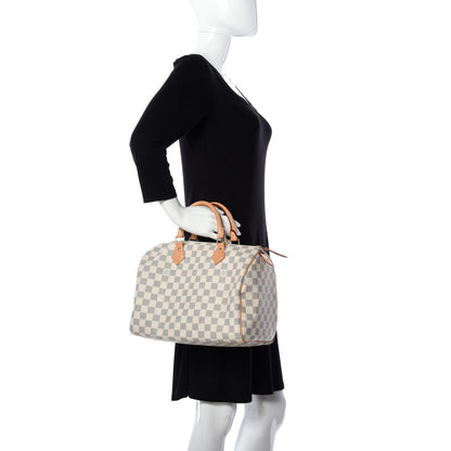 Louis Vuitton Damier Azur Speedy 30 3 of 25