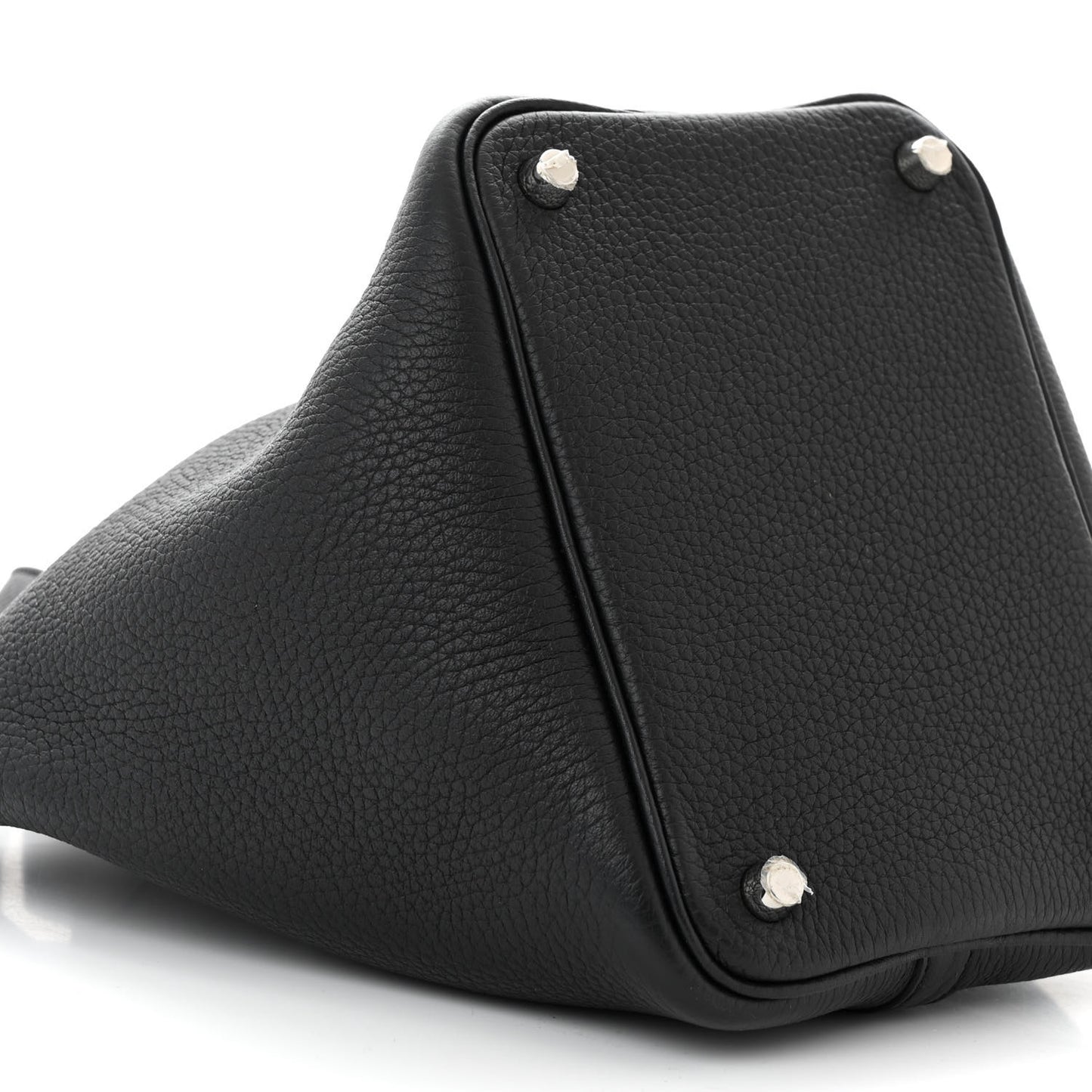 Taurillon Clemence Picotin Lock 18 PM Black