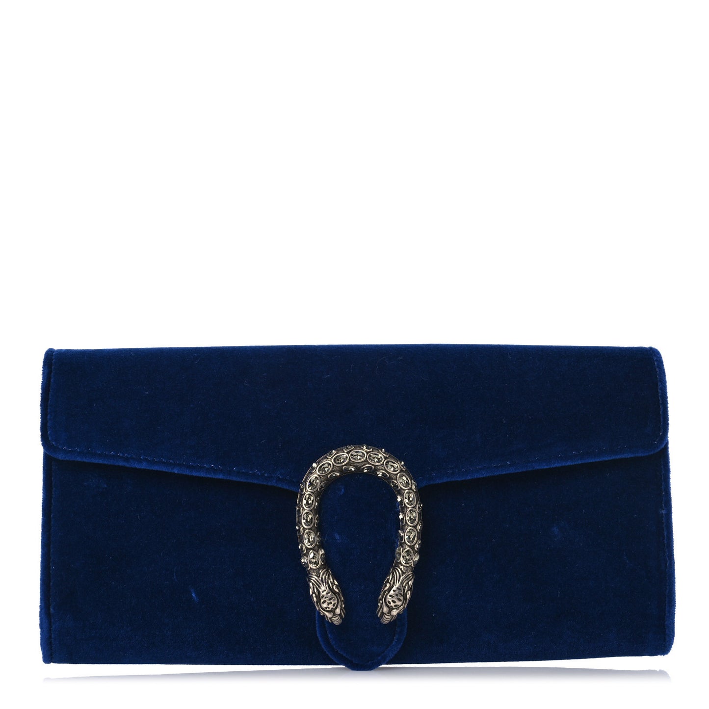 Velvet Dionysus Clutch Cobalt