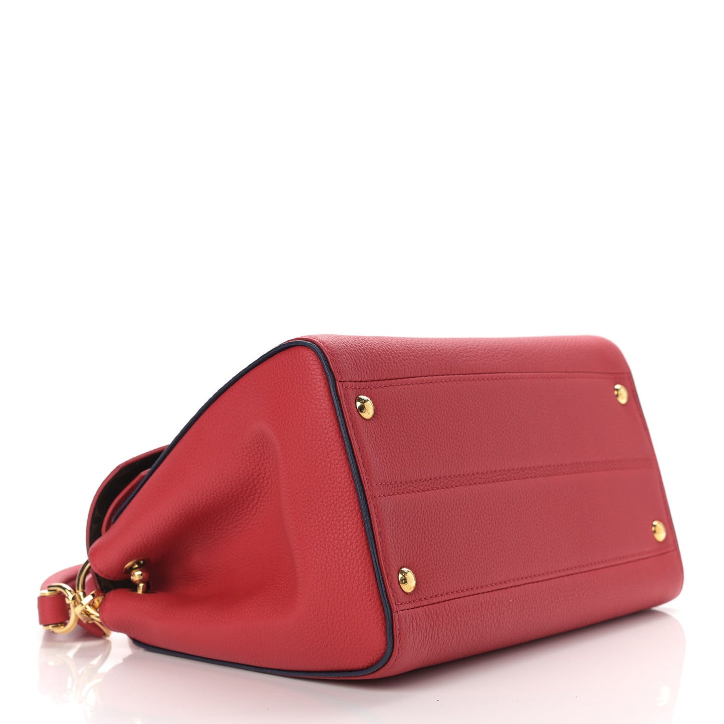 Calfskin Monogram Double V Rubis
