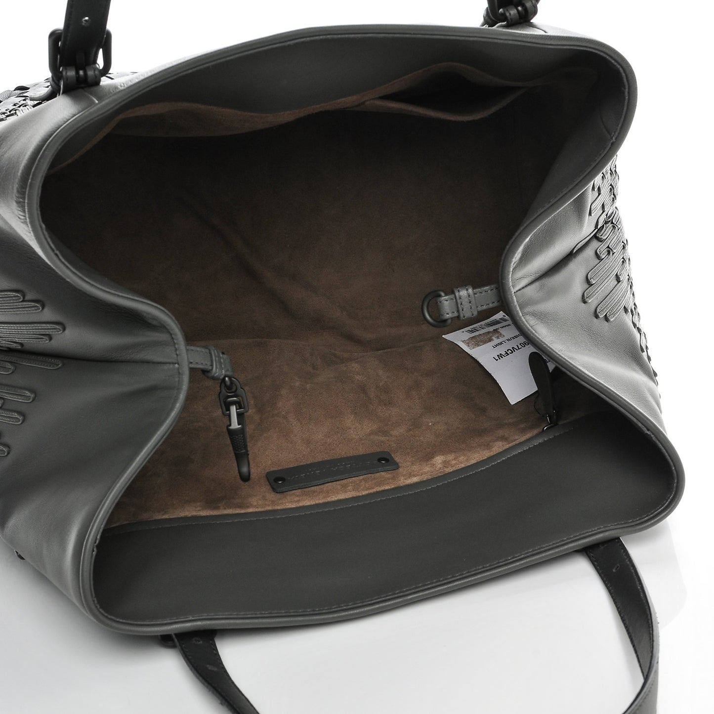 Nappa Intrecciato Medium Flow Wave Tote Ardoise