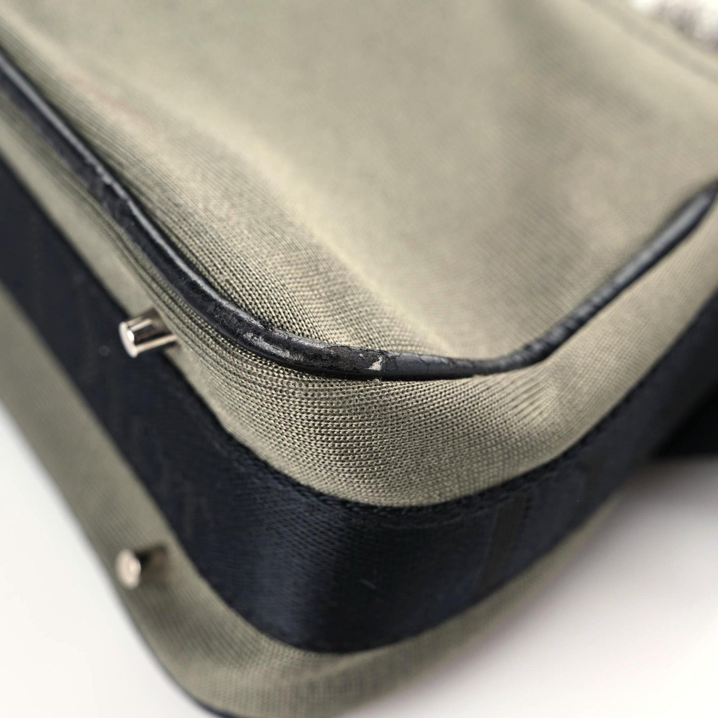 Silk Jersey Crystal Hardcore Shoulder Bag Grey Black