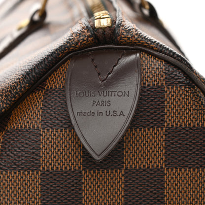 Louis Vuitton Damier Ebene Speedy 30 6 of 15
