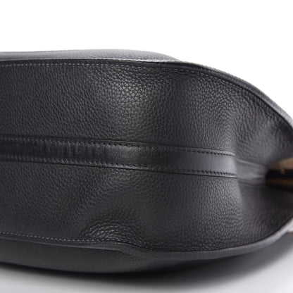 Chloe Grained Calfskin Small Hayley Hobo Black 7 of 8