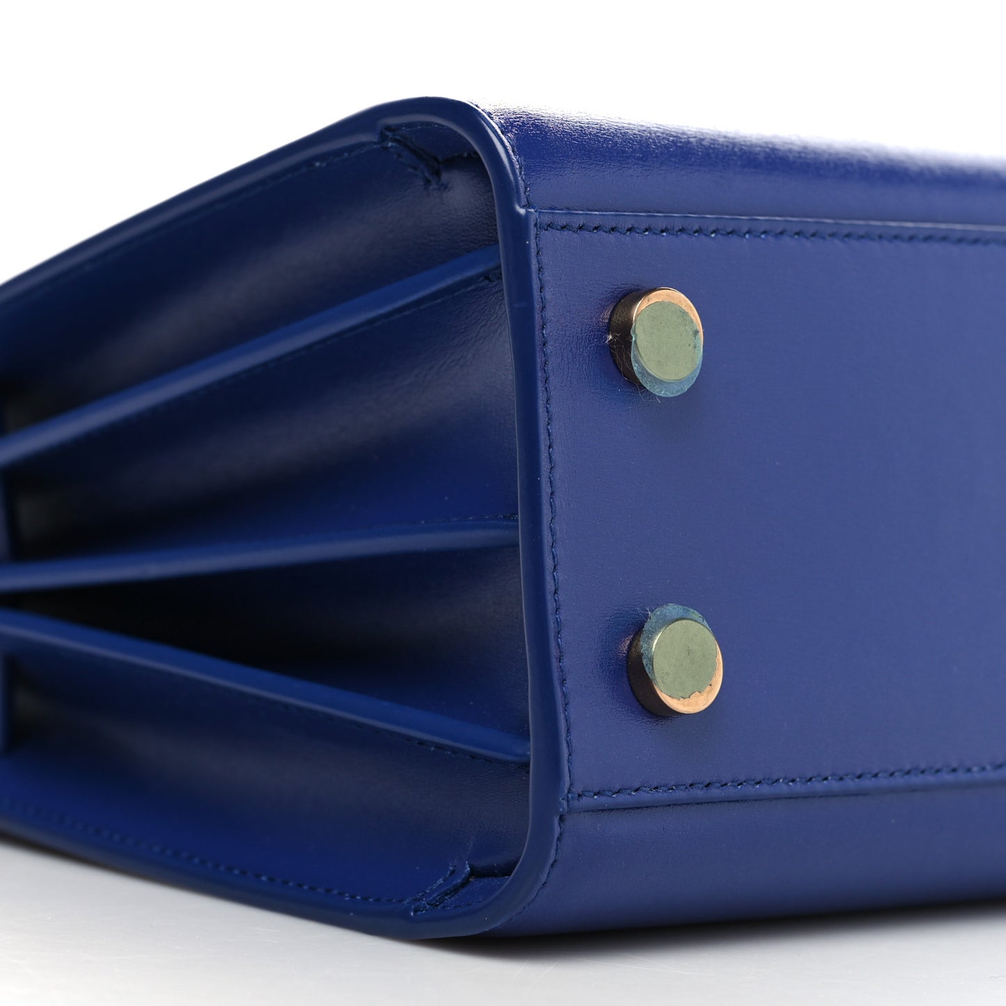 Smooth Calfskin Nano Sac De Jour Blue Saphir