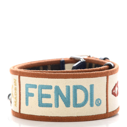 Fendi Canvas Calfskin FF Adjustable Strap You Multicolor 2 of 4