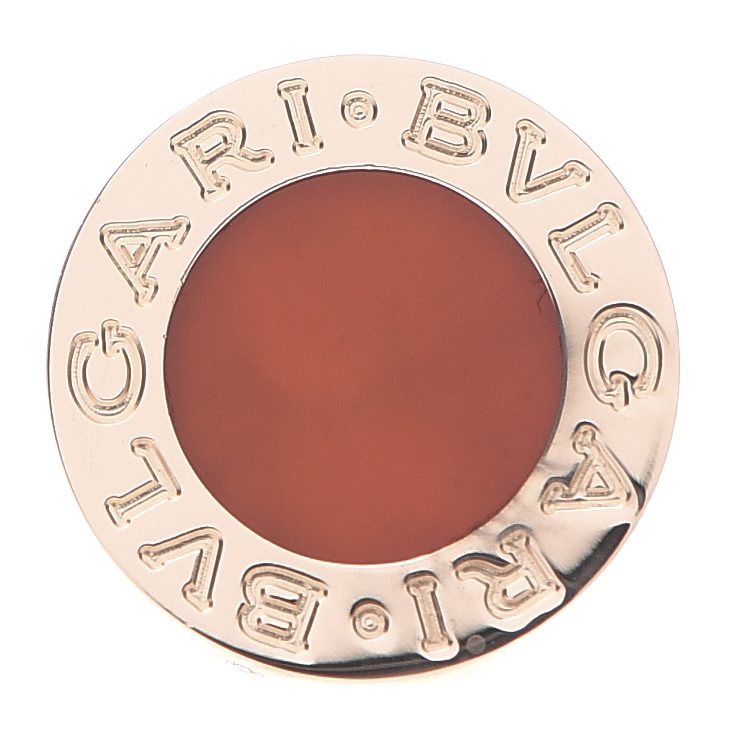 Bulgari 18K Rose Gold Carnelian BVLGARI BVLGARI Single Stud Earring 1 of 5